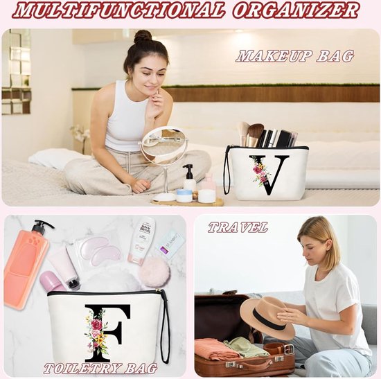 Trousse de Maquillage élégante et personnalisée Inovra ® pour les Voyages et les occasions de cadeaux