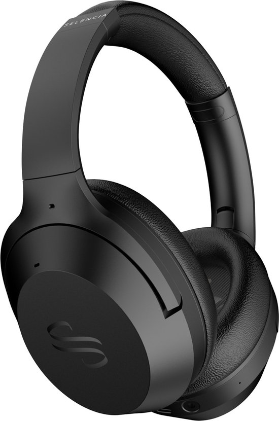 Selencia Urban Play Koptelefoon - Draadloze Koptelefoon met Active Noise Cancelling - Bluetooth Headphones - Midnight Black