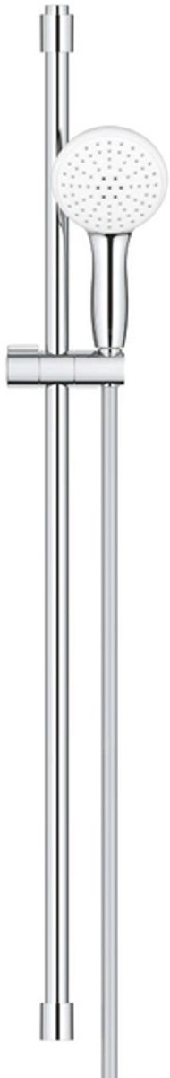 GROHE Tempesta 110 Glijstangset - 90cm - ronde handdouche - 2 straalsoorten - gladde doucheslang - chroom
