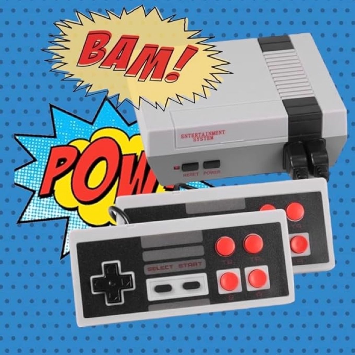 Console de jeu vidéo rétro - Sans fil - 620 jeux - Double joueur