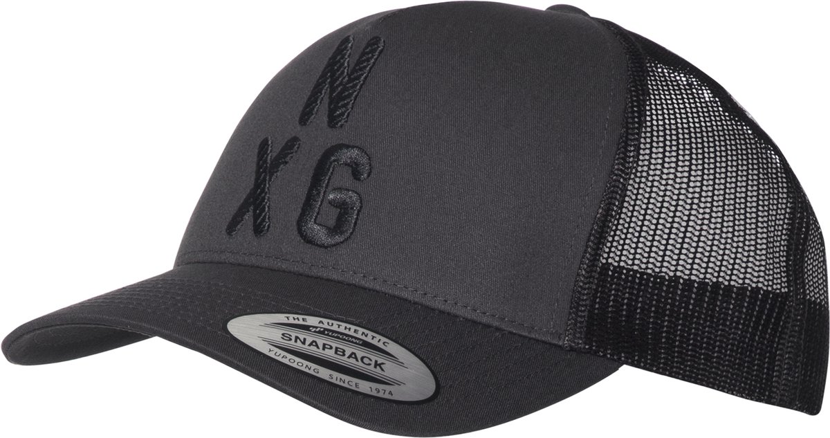 Protest Nxg Gyoza – Pet Unisex – Mesh – Borduursel – Verstelbare sluiting Grijs