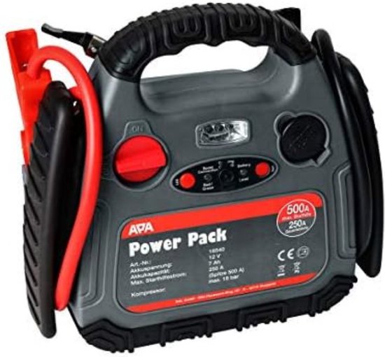 Starthulp voor autoaccu, 4000 A, 26800 mAh, noodstarthulp voor