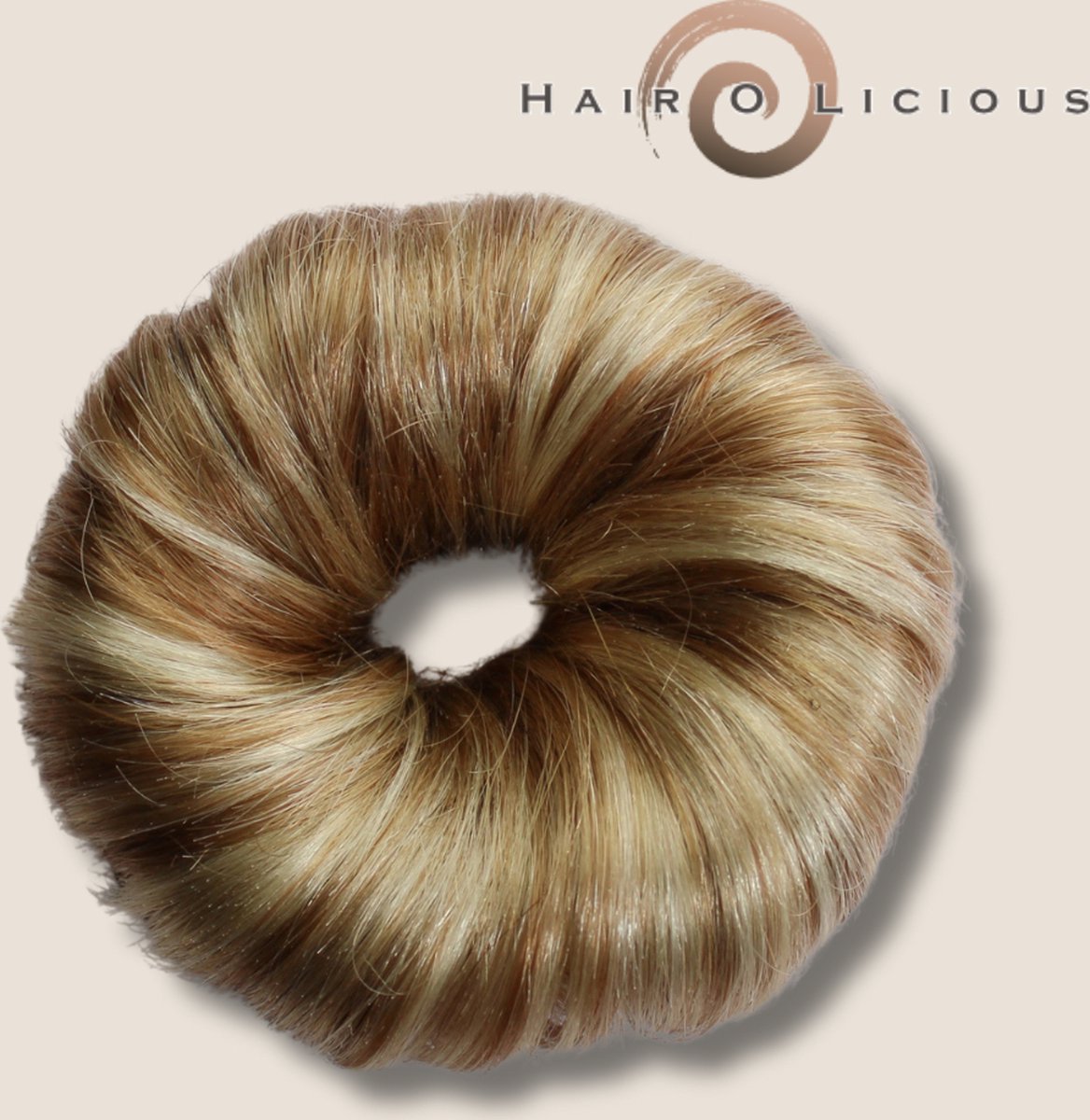 Human Hair Bun | #18/60 | Gemaakt van echt haar | Verven mogelijk