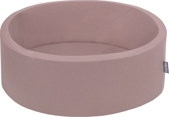 KiddyMoon Piscine à balles Piscine à balles avec boules colorées 90X30cm/300 balles ∅ 7Cm Pour bébés enfants Ronde, Automne: Couleurs Marron/Rouge Cuivre/Beige Pastel/Saumon