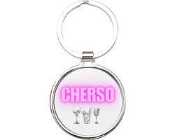 Akyol - cherso Sleutelhanger - Cherso - vakantiegangers - chersonisos - griekenland - vakantie - grieks eiland - zomervakantie - cherso souvenir - souvenirtje - jongerenvakantie - oh oh cherso - kreta - 4 x 7,5 CM