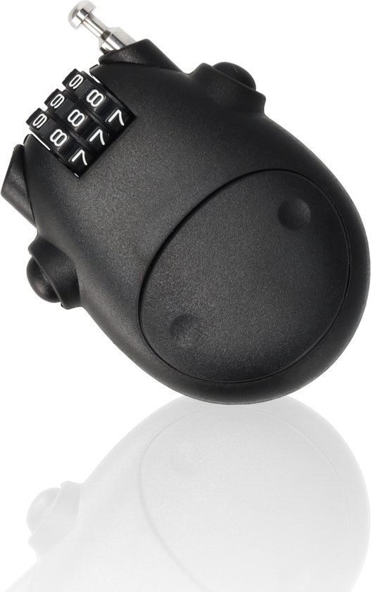 Cijferslot hangslot met code 6 stuks – Weerbestendig fietsslot voor binnen en buiten – Duurzaam staal en kunststof – 8x4.6x1.2 cm veiligheidsslot