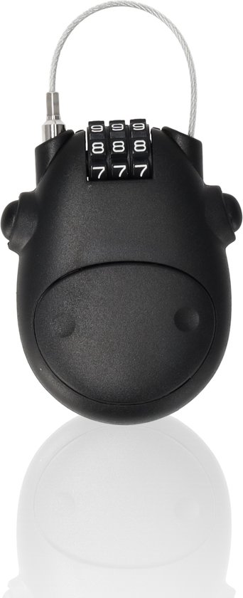 Cijferslot hangslot met code 6 stuks – Weerbestendig fietsslot voor binnen en buiten – Duurzaam staal en kunststof – 8x4.6x1.2 cm veiligheidsslot