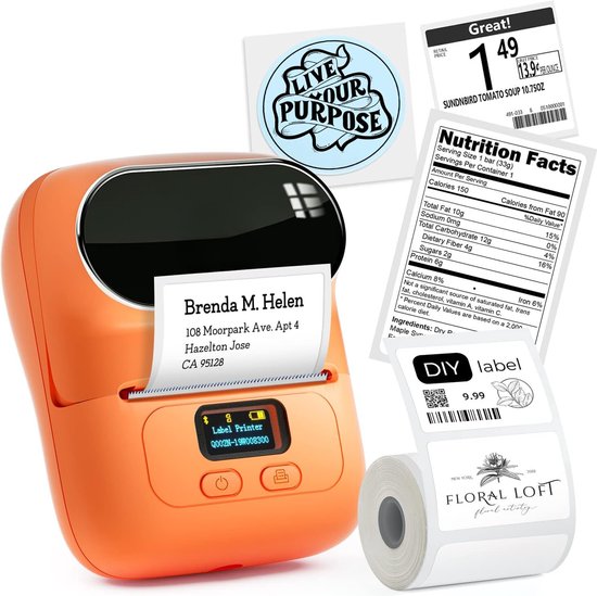 Solacis Sticker printer - Sticker maker - Mini printer - Sticker ...