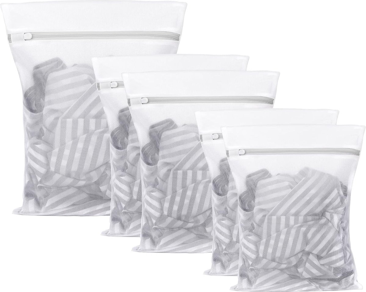 Goedkoopste JGS ® Herbruikbare Waszakken Set met Fijne Mesh voor Delicate Kleding, Ondergoed en Sokken