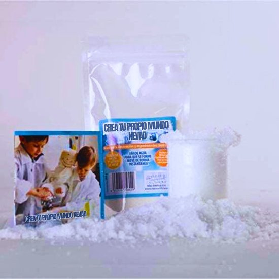 Kunstsneeuw, decoratieve sneeuw, 100g-1000g Kunstsneeuw Instant Sneeuw Poeder Super Absorberend Bevroren Party Magic Prop Christmas Party Decor Pluizige sneeuwvlok (Kleur : 50g