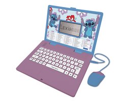 foto van Stitch bilingual talking educational laptop – 124 activities in Nederlands en Frans