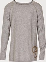 Creamie - meisjes shirt - lange mouwen - grijs - Maat 134