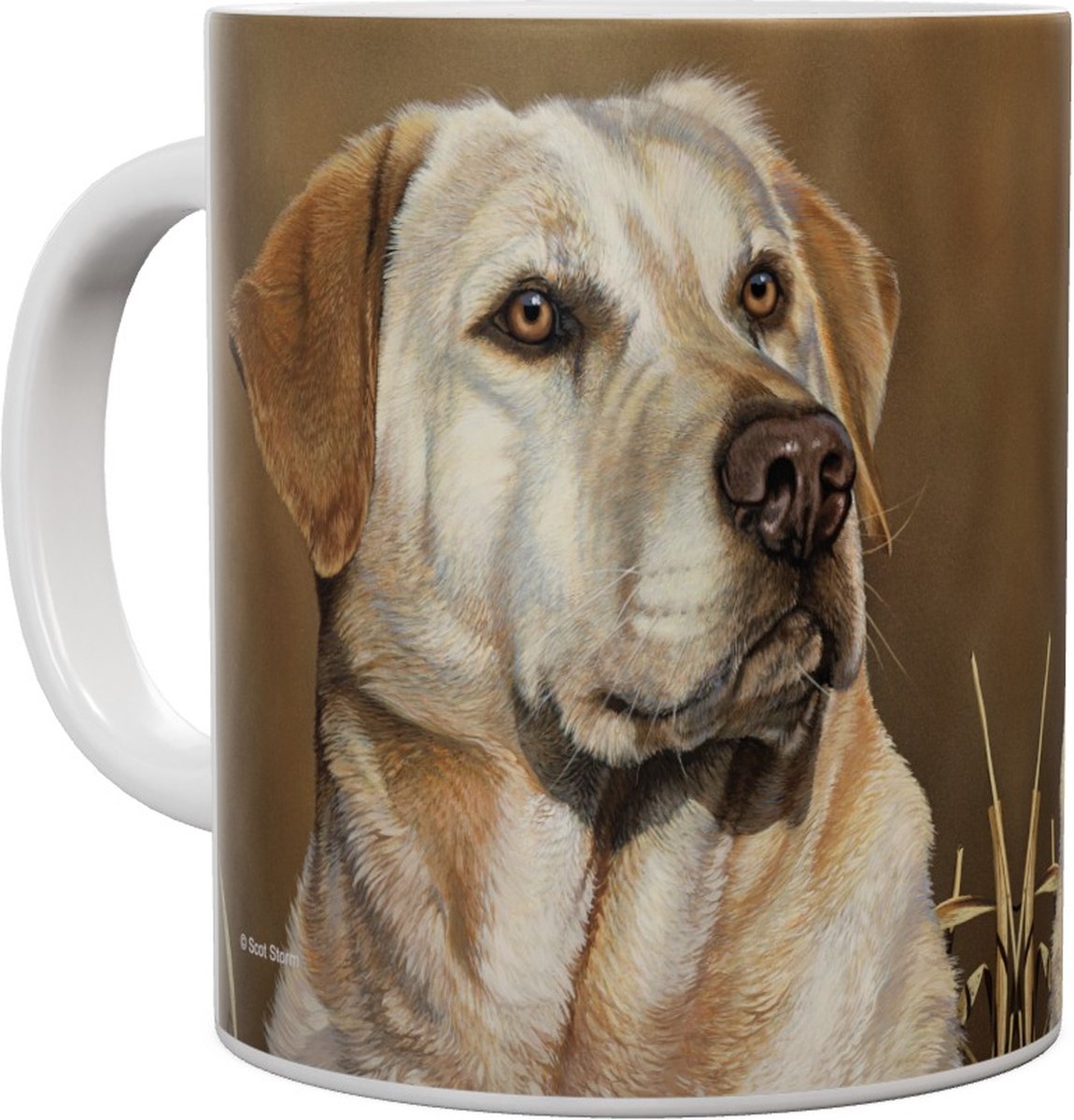 Gele Labrador Loyal Companion - Yellow Lab - Mok 440ml 440