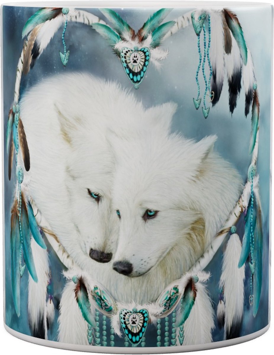 Wolf Heart Of A World DC - Mok 440ml 440