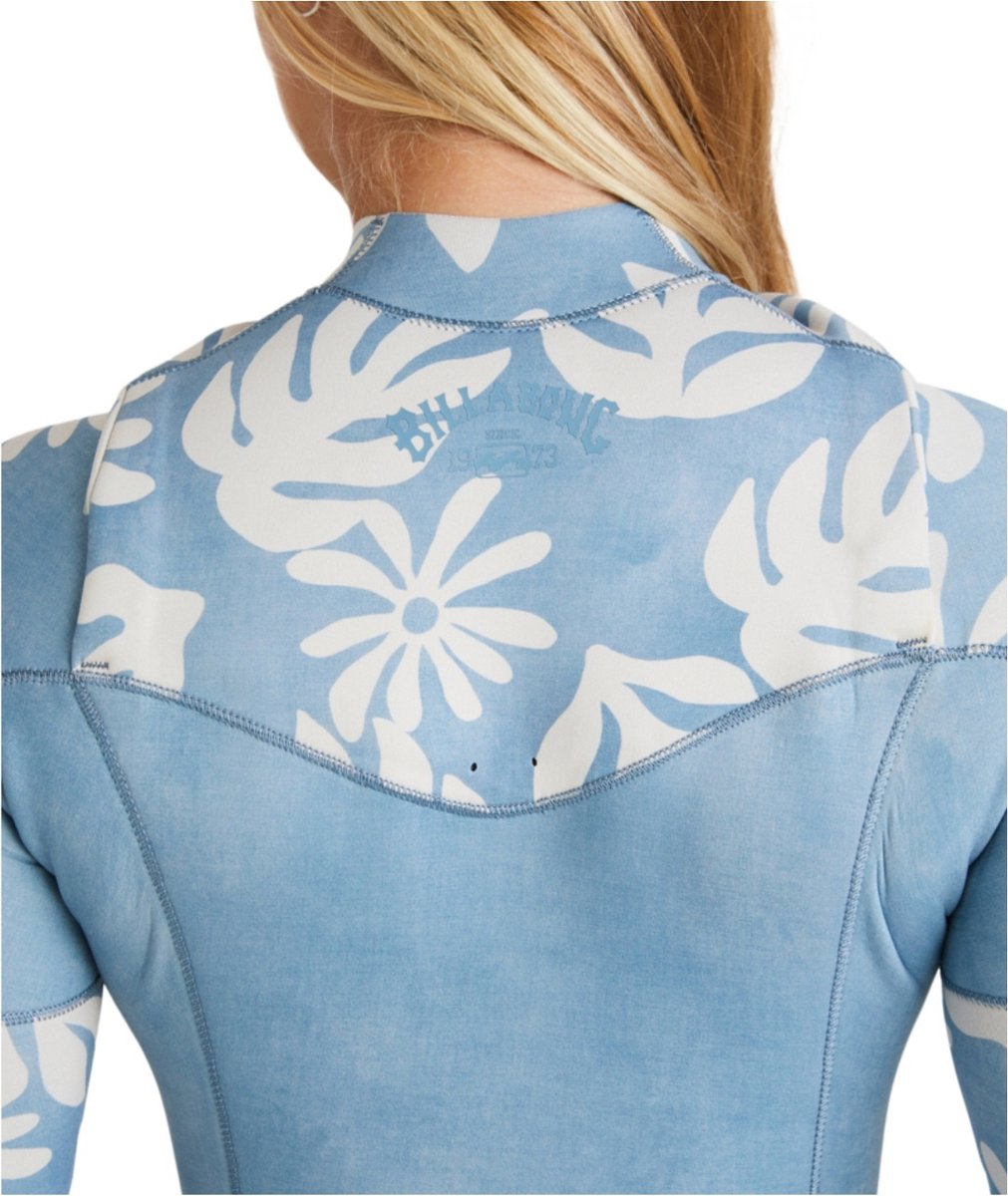 Billabong Dames Salty Dayz Natural 4/3mm Borst Ritssluiting Wetsu