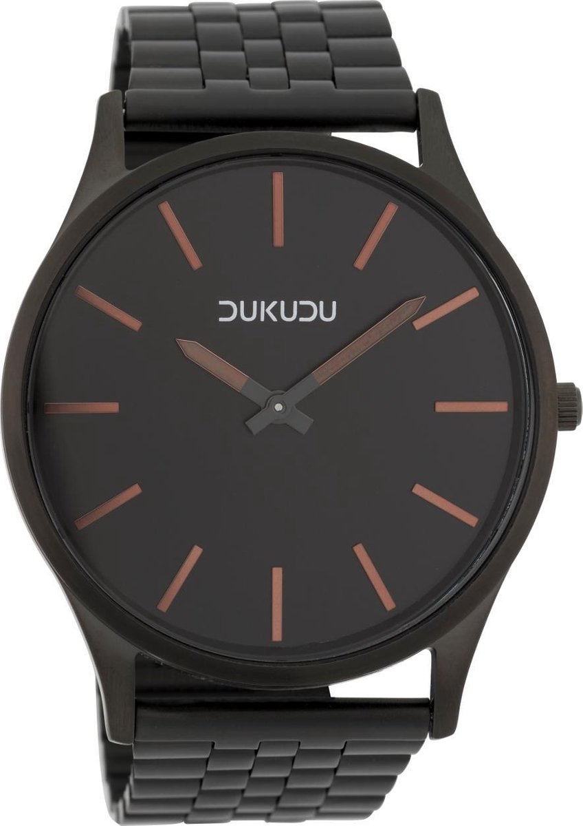 DUKUDU - Magnus - Zwarte horloge - DU-035