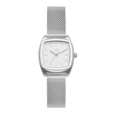 IKKI VINCI VN01 Dames Horloge – RVS - 3ATM Waterdicht - Zilver - Wit
