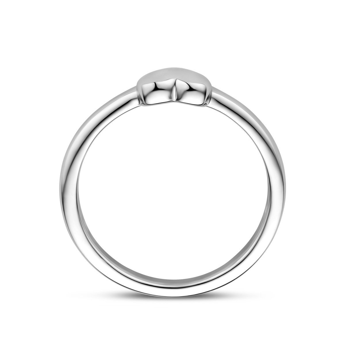 Gerhodineerd Zilver Ring Hart 1338081
