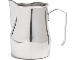 Melkkannetje Opschuim - 750ml - Italiaans – Zilver – RVS – Melkopschuimkan – Melkkan – Espressomachine - Barista Essentials