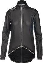 BIORACER Kaaiman - Regenjas Fiets - Dames - Zwart - Waterafstotend & Winddicht - Reflecterend - Maat XXL