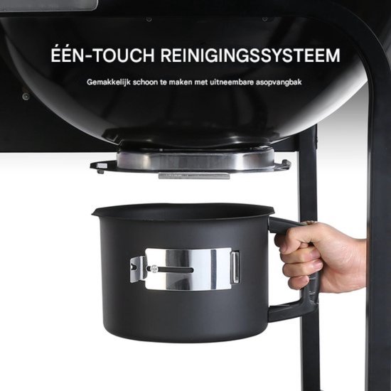 Barbecue - Met Tafel - BBQ - Houtskoolgrill - Verrijdbaar - 101 CM Hoog - 53 CM Grill — afbeelding 4