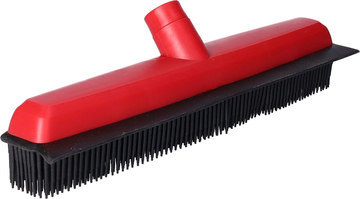 Goedkoopste Bezem / trekker - rubber - bezemkop - kappers bezem - wisser lip - 35 cm - Schoonmaakartikelen / Rubberen bezems