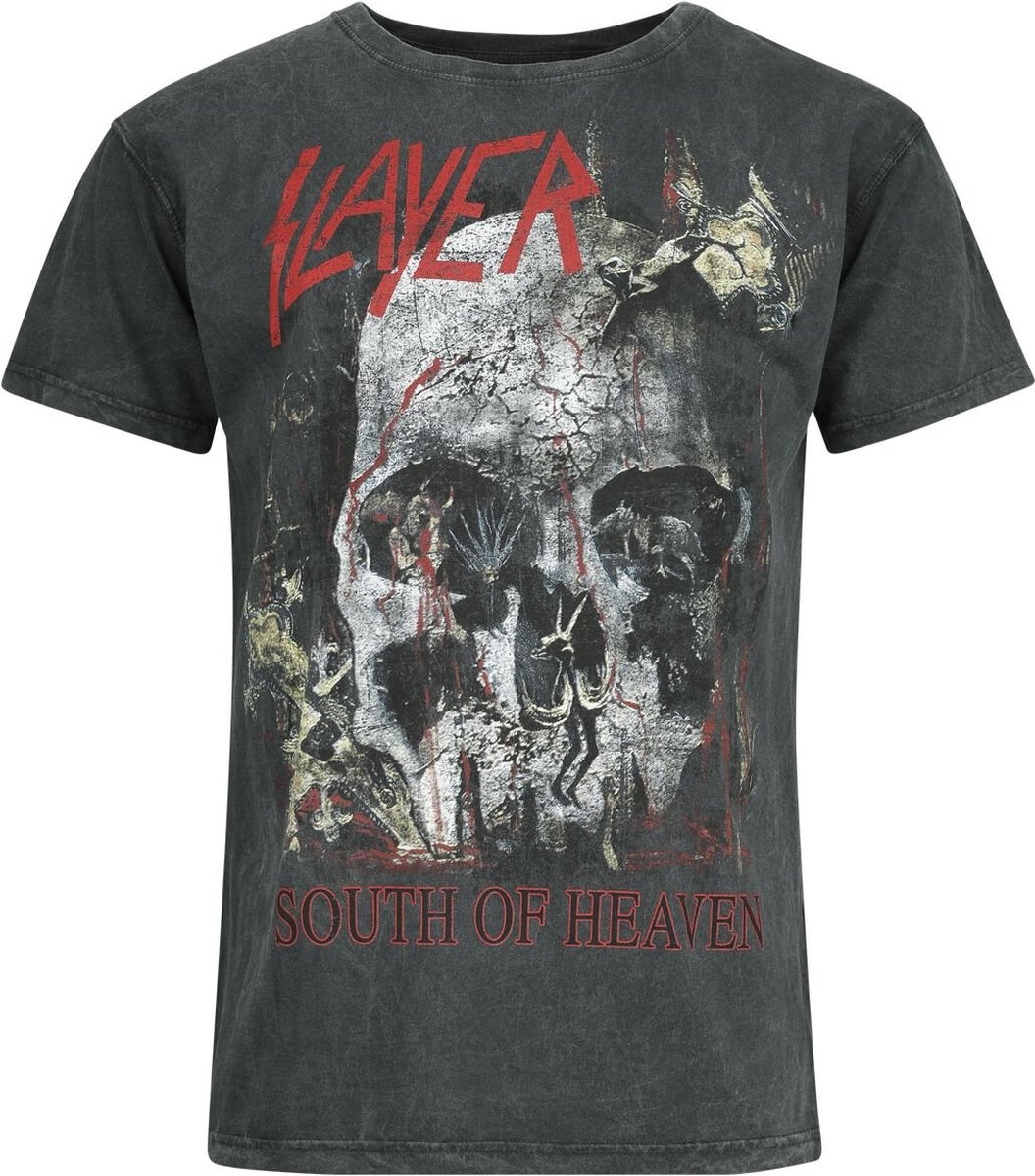 Slayer South of heaven Heren T-shirt - antraciet - S