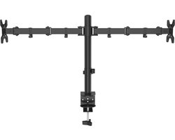 Monitor arm 2 schermen - Audizio CMA20 universele monitor beugel - Voor 13 tot 32 inch beeldschermen