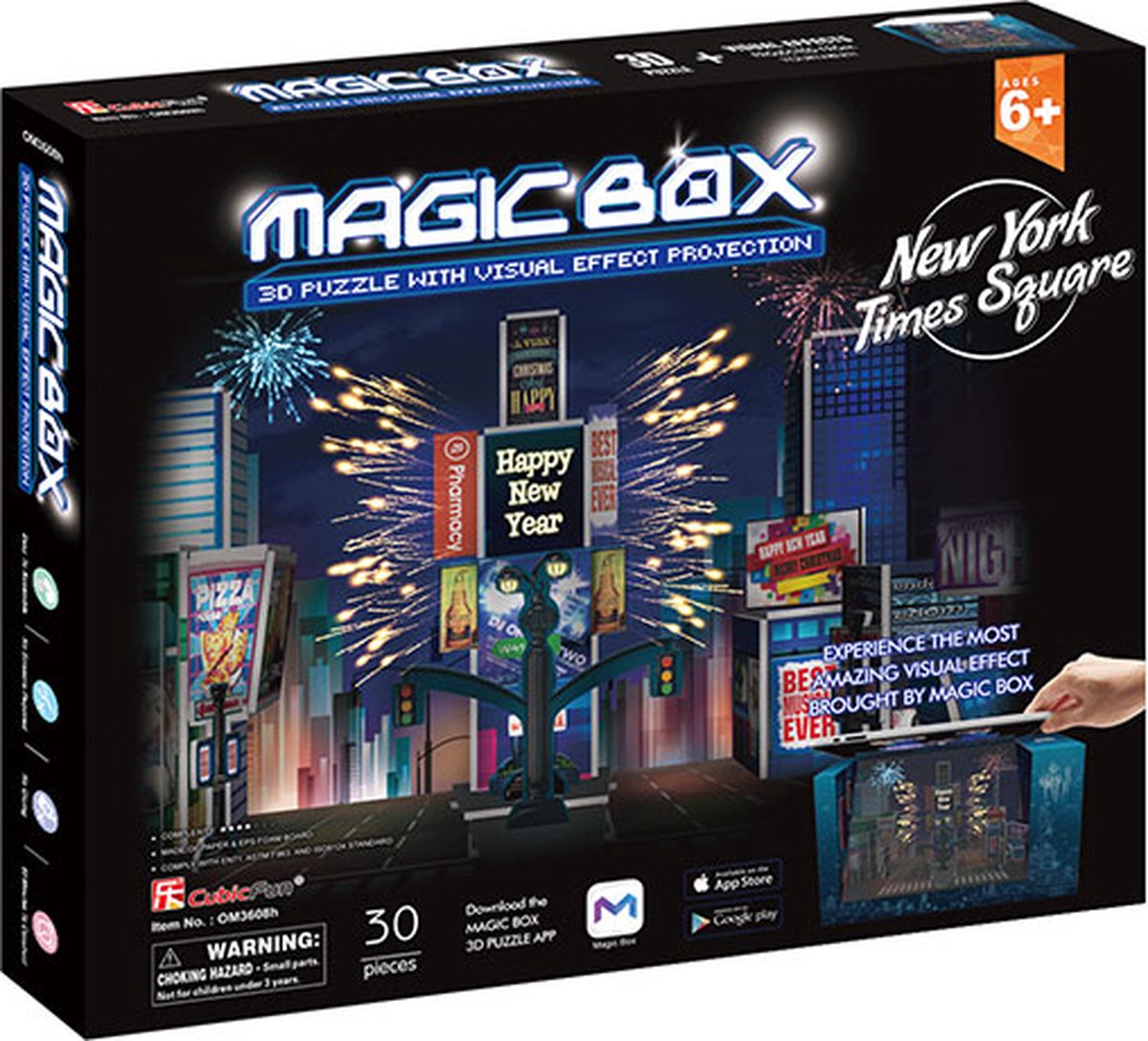 Cubic Fun 3D puzzel  Magic Box  New York Schwierigkeit 46  30 stukjes