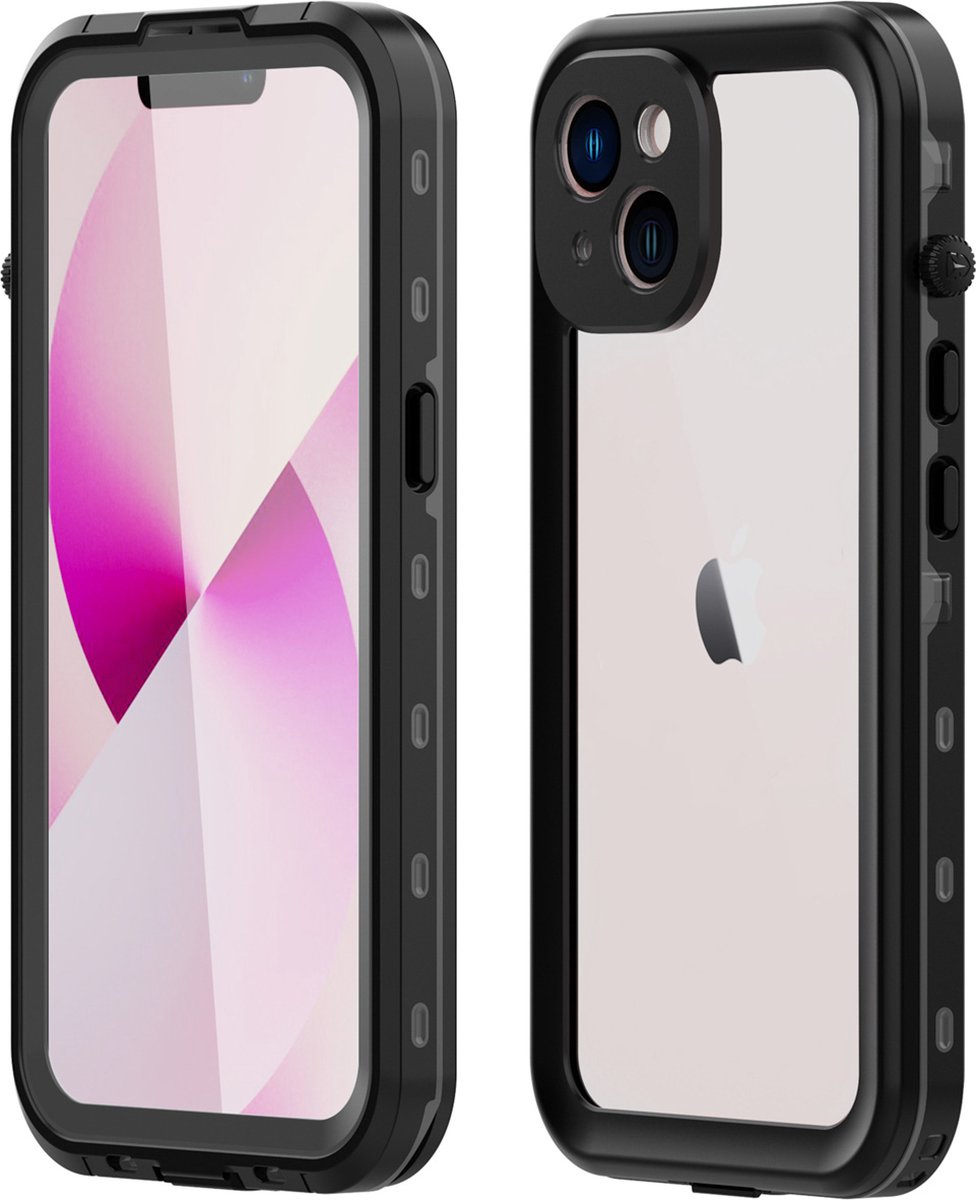 Redpepper Dot Plus Waterproof Backcover geschikt voor Apple iPhone 14 Plus - Zwart