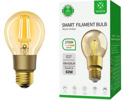 WOOX R9078 intelligente verlichting Filament E27 Wi-Fi 6 W