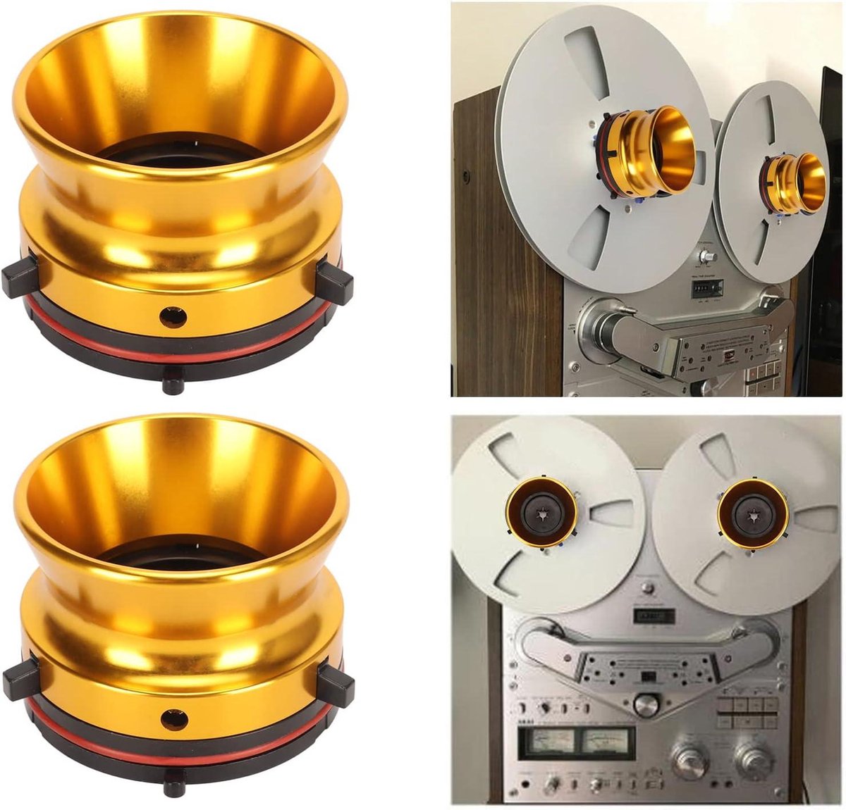 WE-POLUJ Nab Hub Adapters Opener Universal Loading Device For Studerrevox Aluminium Nab Hub Device Nab Reel Hub Adaptors WE-POLUJ Nab Hub Adapters Opener Universal Loading Device For Studerrevox Aluminium Nab Hub Device Nab Reel Hub Adaptors