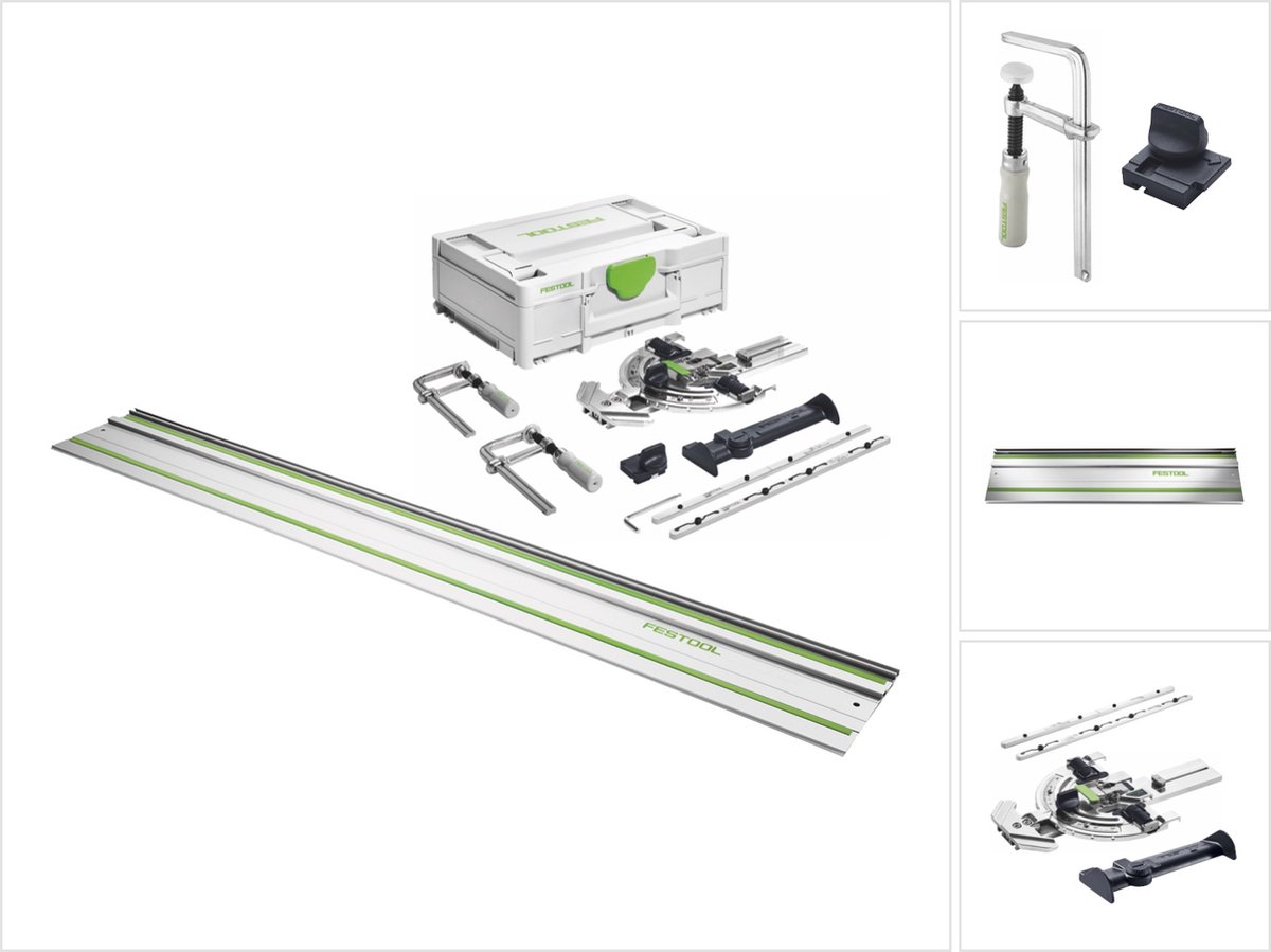 Festool SYS3 M 137 FS/2 accessoireset + FS 1080/2 geleiderail 1080 mm