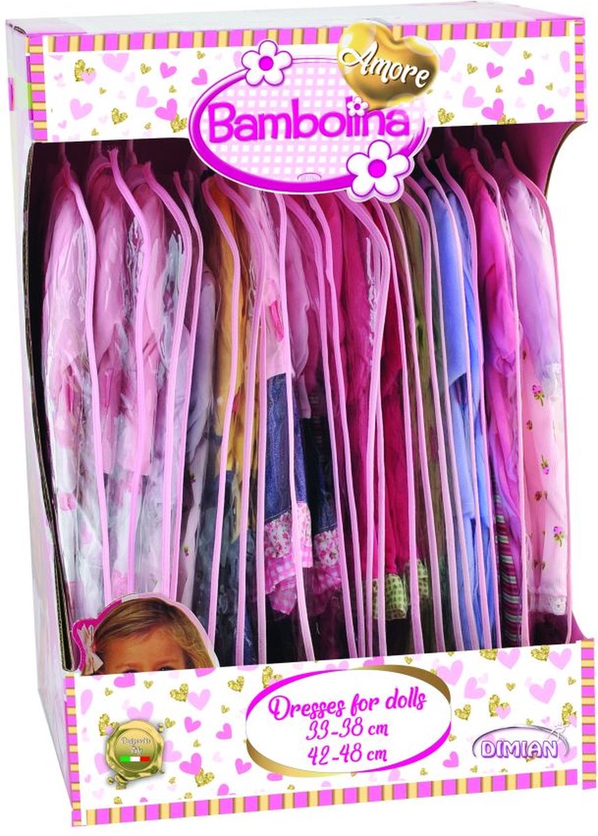 Dimian Poppekleedjes 33-38cm