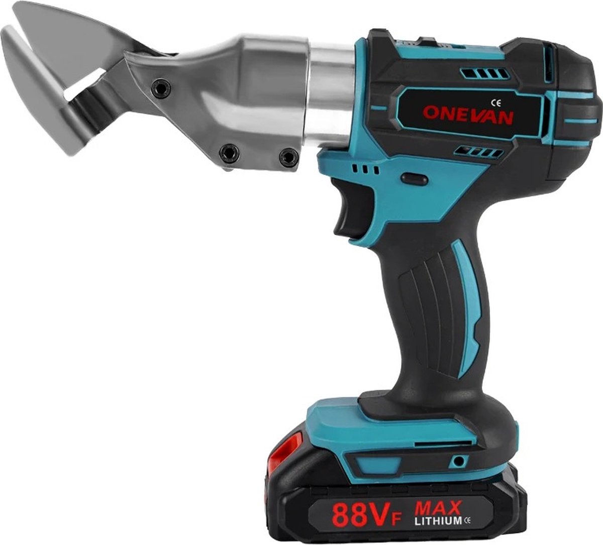 Elektrische ijzerschaar - Draadloze ijzerschaar - Knip Plaatwerk - Gebruik voor verschillenden materialen - 588NM - 18V - 800W - Comfortabel - 2 snelheden - Anti Slip Hendel