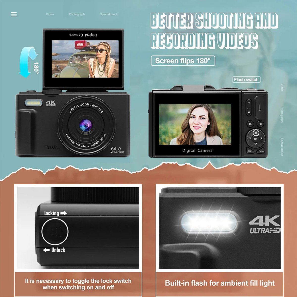 Recensione Fotocamera Digitale 4K 48MP - Foto e video di alta qualità