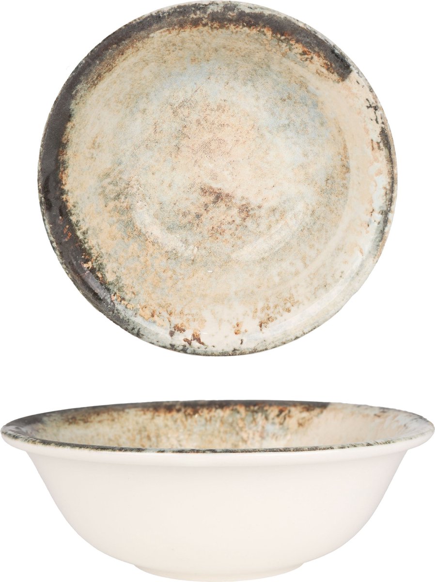 Rinart Kommetje - Obvara - Porselein - 16 cm (400cc) - set van 6