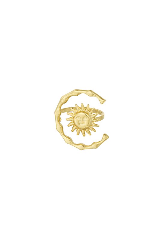 Bijoutheek Ring (Bijoux) Inca Soleil Lune Or
