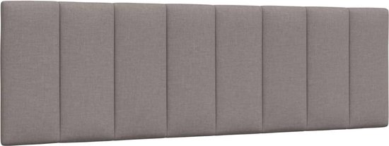 vidaXL - Coussin tête de lit - 160 - cm - tissu - taupe