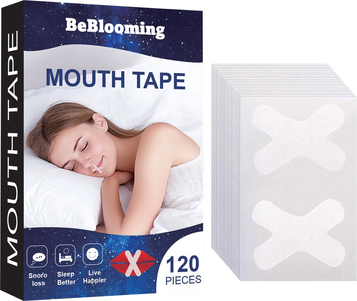 BeBlooming Mondtape 120 stuks