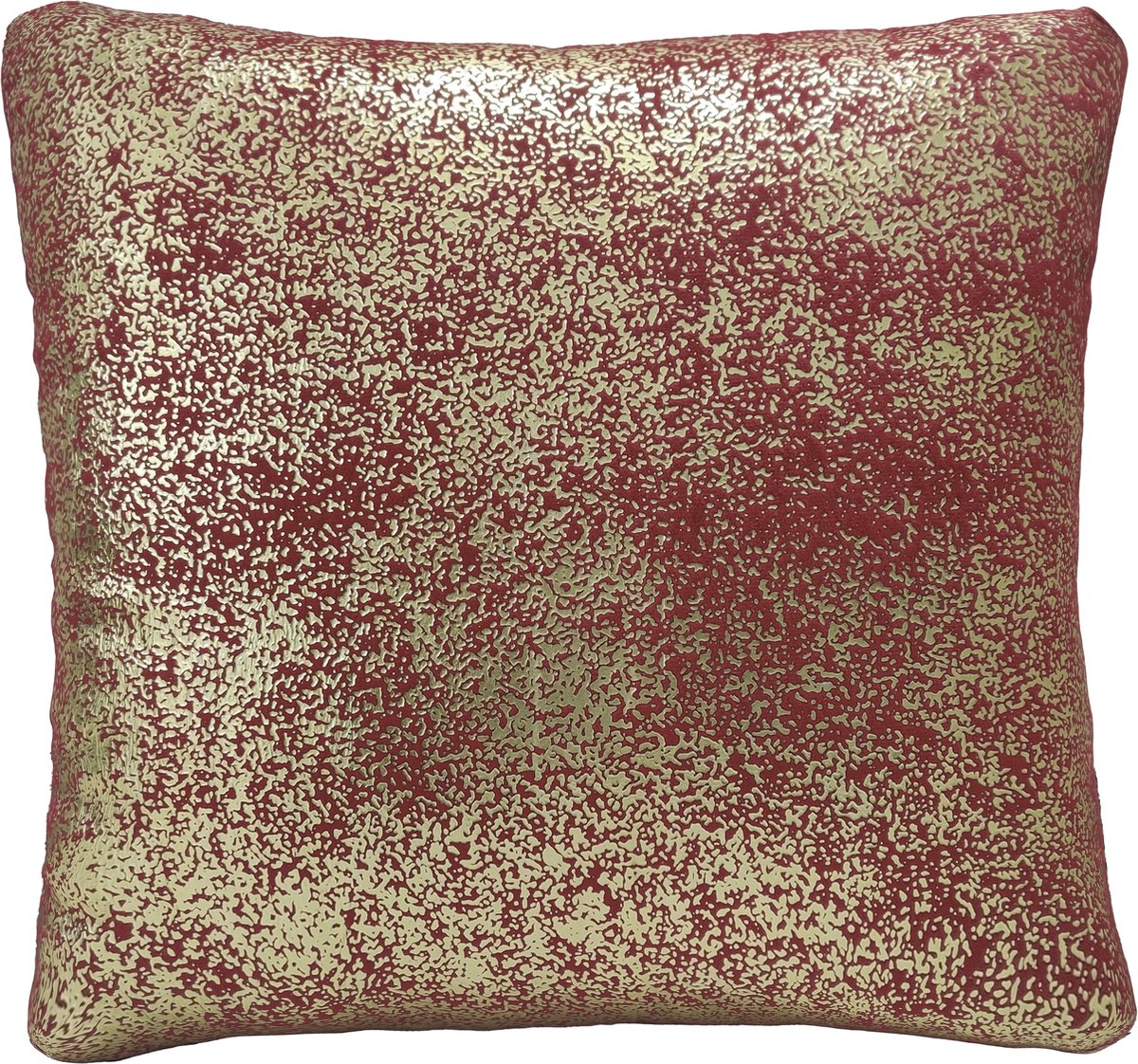 45x45 cm Kussenhoezen | Kussenhoes | Kussenhoesjes | Sierkussen | Velvet | met rits | Rood
