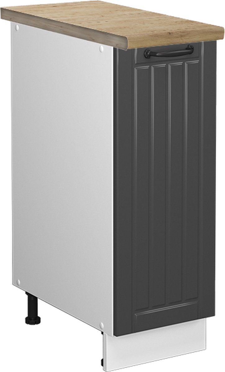 Vicco Fame-Line Apotheekkast – 30 cm, WB Eik Antraciet landhuis