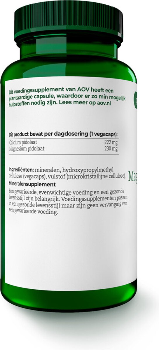 AOV 550 Calcium & Magnesium Pidolaat - 2 x 90 vegacapsules - Voordeelverpakking