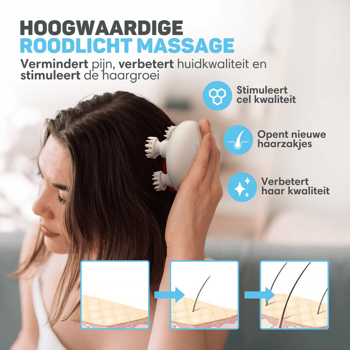 Vulpes Goods BodyCare - Hoofdmassage Apparaat met Infrarood thumbnail 4