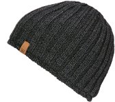 Beanie heavy knit - muts - grijs