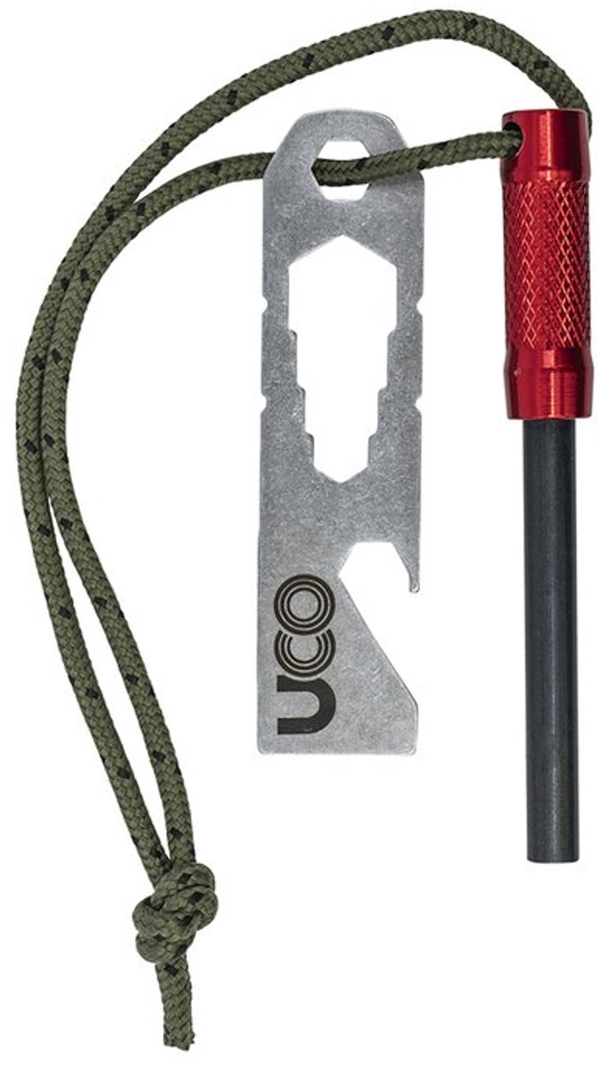 UCO - Survival Fire striker - Rood