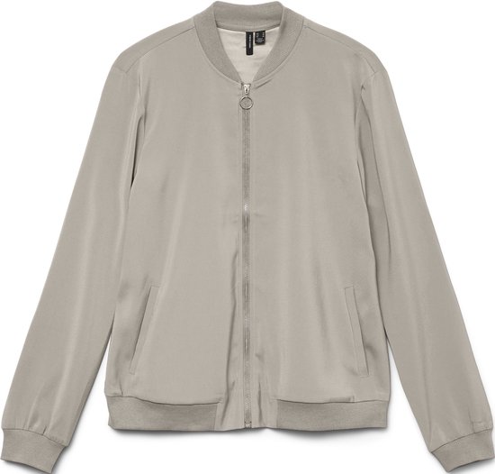 VERO MODA VMCOCO L/S BOMBER GA NOOS Dames Jas - Silver Lining