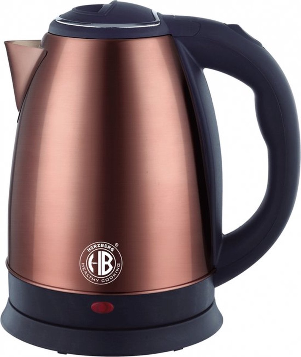 Swissbex HG-5011COP: 1,8L 1500W roestvrijstalen waterkoker - Koper