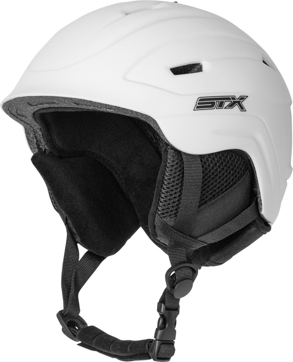 STX SNOW STX Helmet Tahoe JR White Unisex Skihelm - White - Maat S - 52.5 - 55 CM
