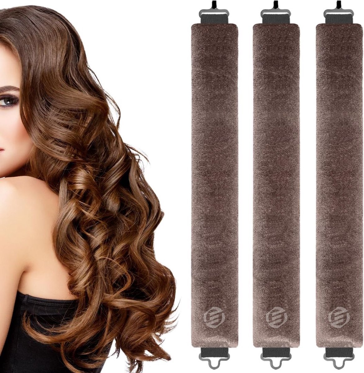 Heatless Curls - Haar Kruller - Haarkruller - Krullen zonder Warmte - Krullen zonder Hitte - Krullend Haar Producten - Haarrollers - Krulspelden - Heatless Curls Tool - Heatless Curler